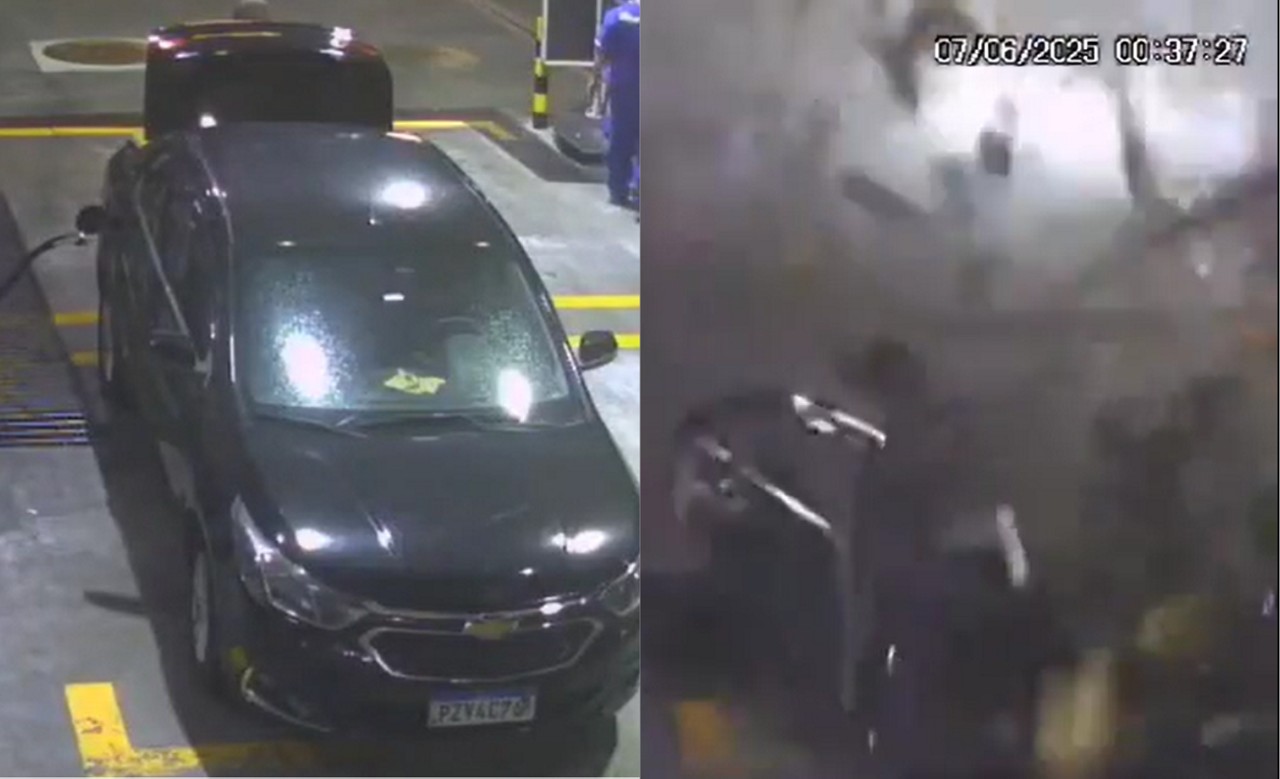Carro era abastecido na com gás natural na hora da explosão