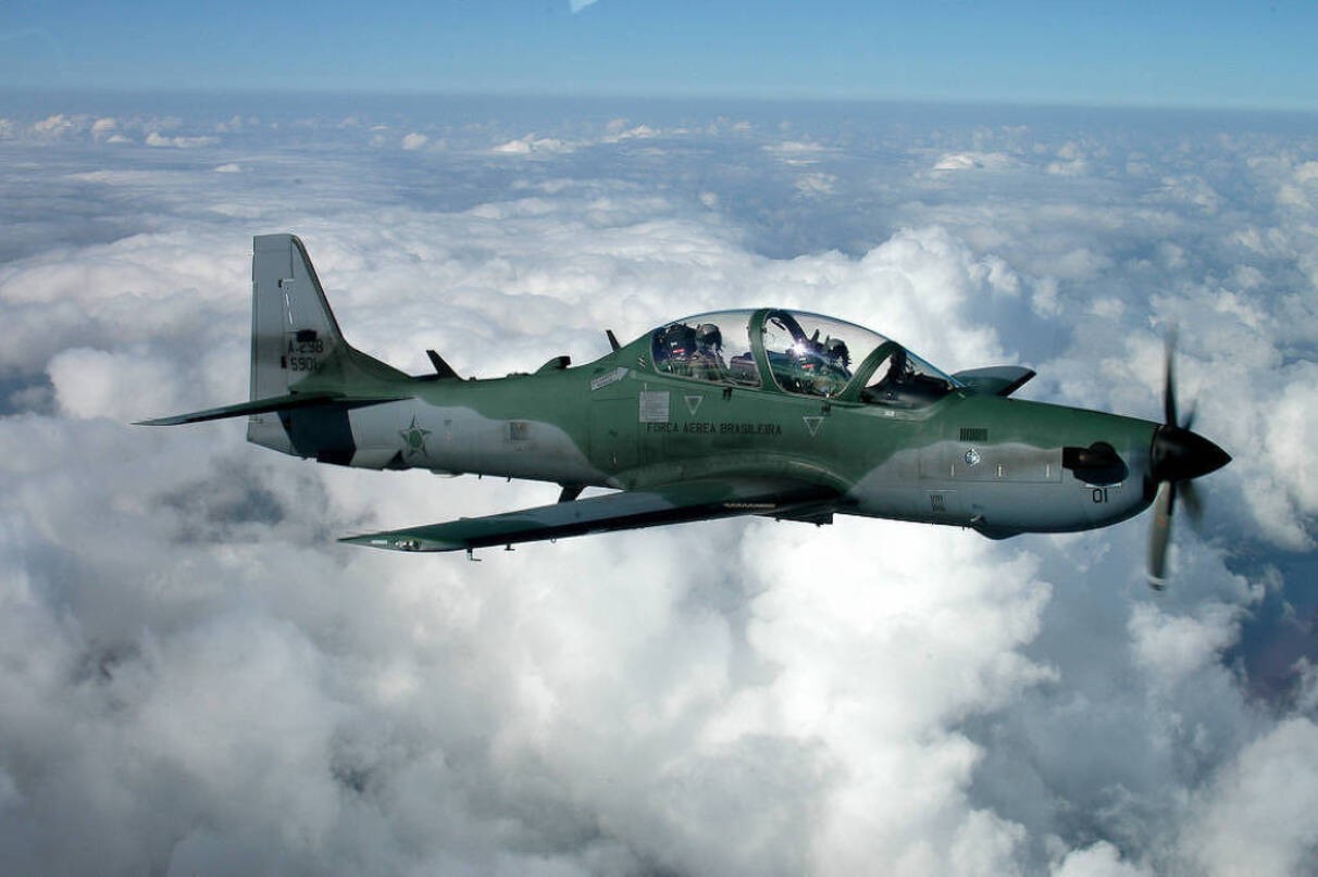 Caça A29 Super Tucano, da Força Aérea Brasileira
