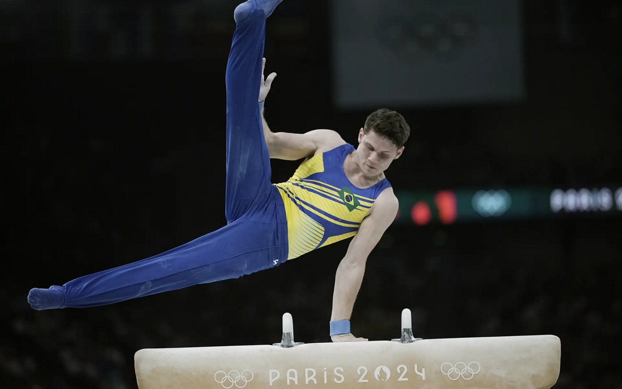 Diogo Soares, de 23 anos, foi finalista olímpico em 2024 (Foto: Alexandre Loureiro/ COB)