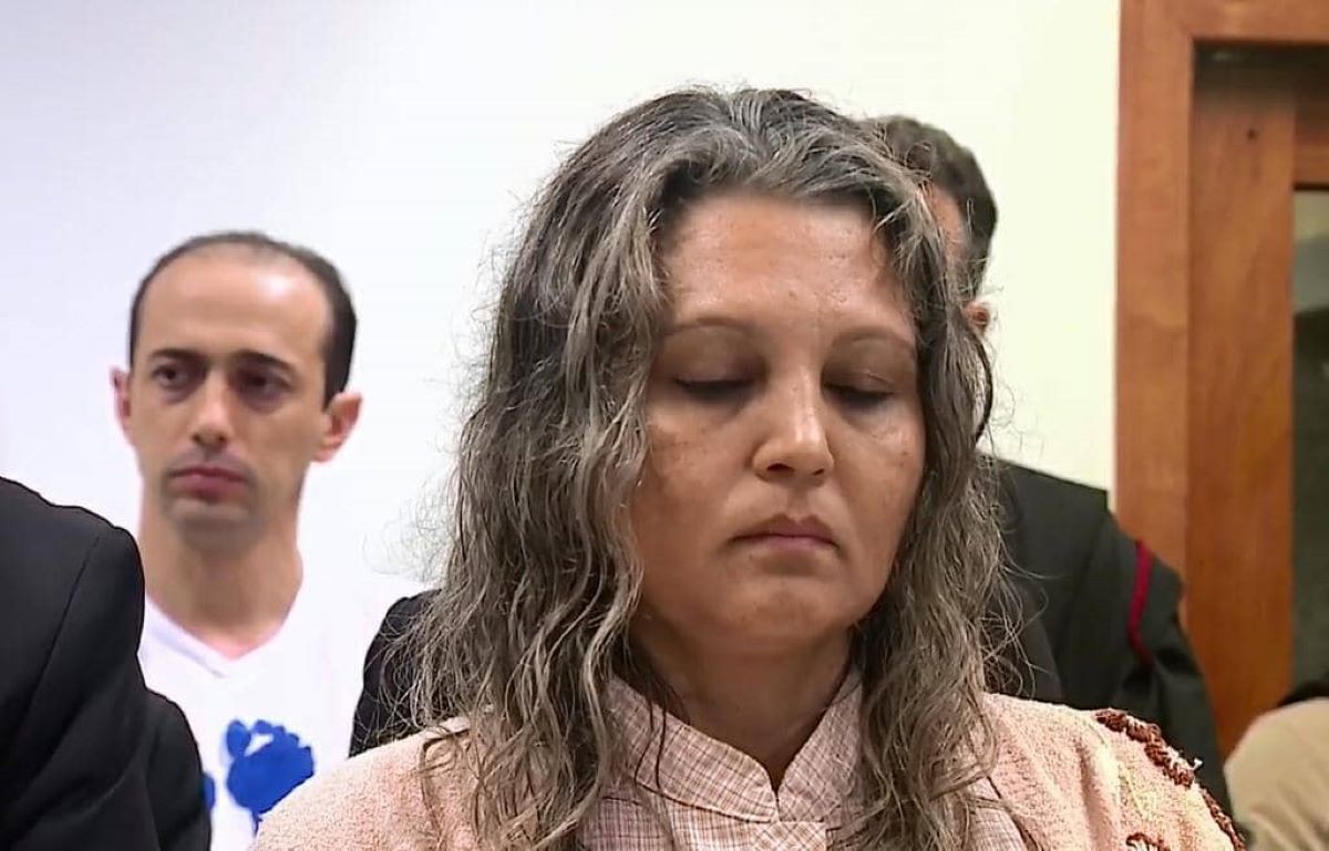 Edelvânia Wirganovicz, quando foi condenada pela morte de Bernardo Boldrini