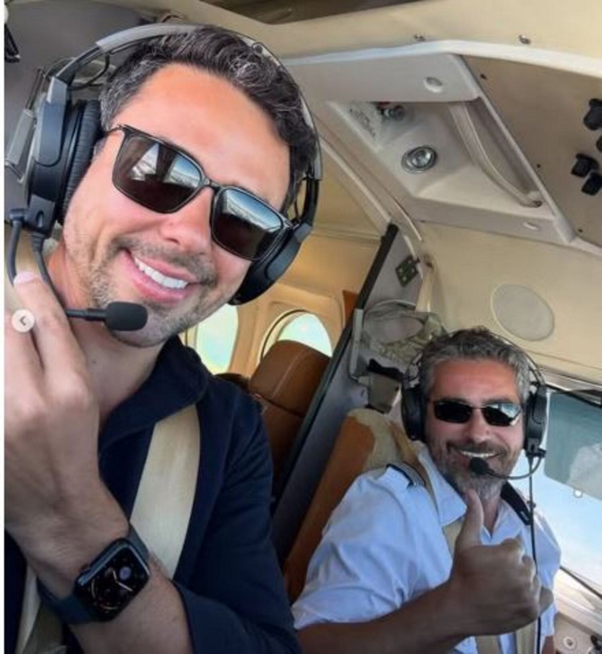 Márcio Carpena e Gustavo Medeiros morreram na queda de avião 