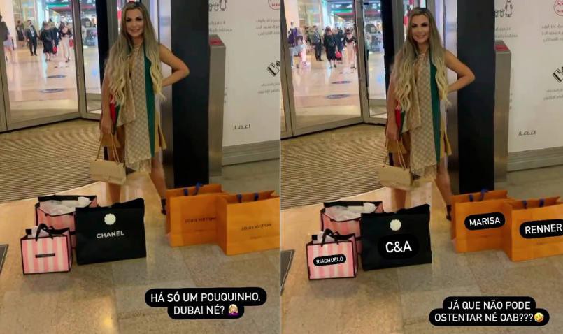 A advogada Deolane Bezerra, viúva de MC Kevin, publicou dois vídeos nos Stories do Instagram