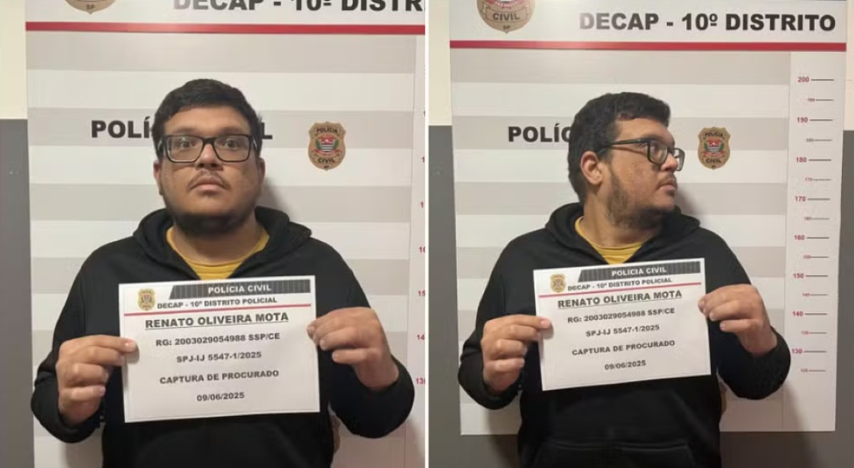 Renato Oliveira Mota, suspeito de envolvimento na morte de dois líderes da fação criminosa PCC
