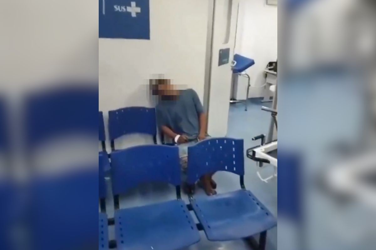 Vídeo mostra paciente aparentemente desacordado em UPA no Rio