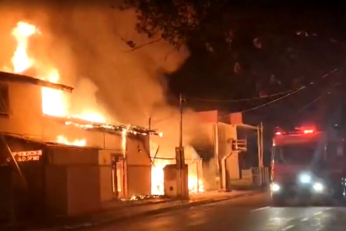 Casa de acolhimento incendiada em São José dos Campos
