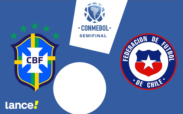 Brasil x Chile (Foto: Arte Lance!)