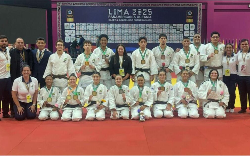 Brasil levou 16 medalhas no Pan-Americano e Oceania Júnior (Foto: Divulgação/ CBJ)