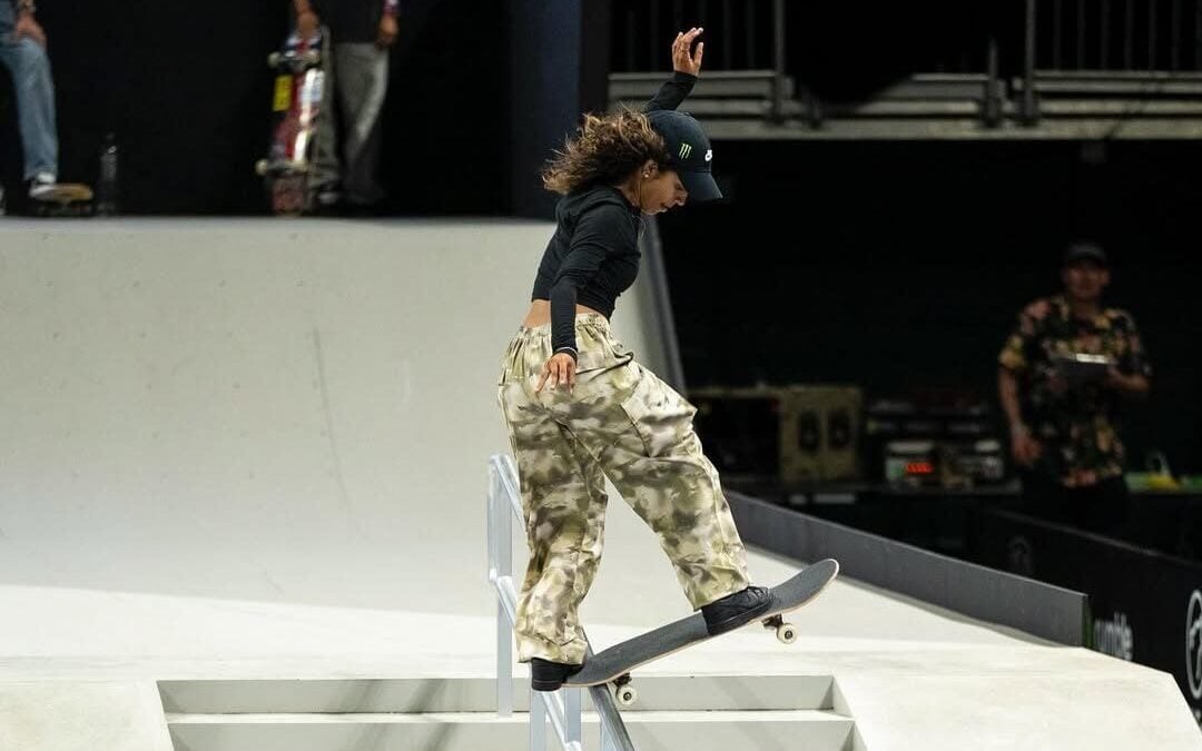Rayssa Leal estreia nas quartas de final (Foto: Reprodução/SLS)