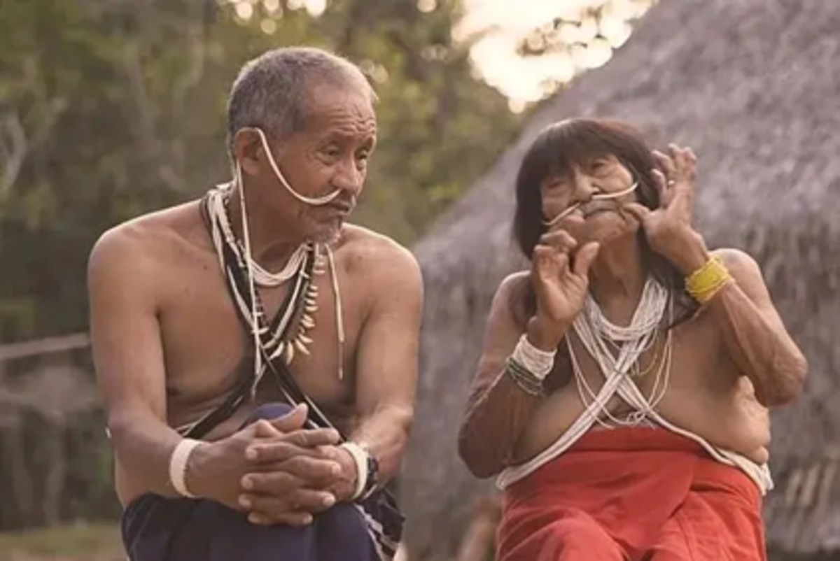 A comunidade Marubo possui cerca de 2 mil integrantes e habita o Vale do Javari no Amazonas