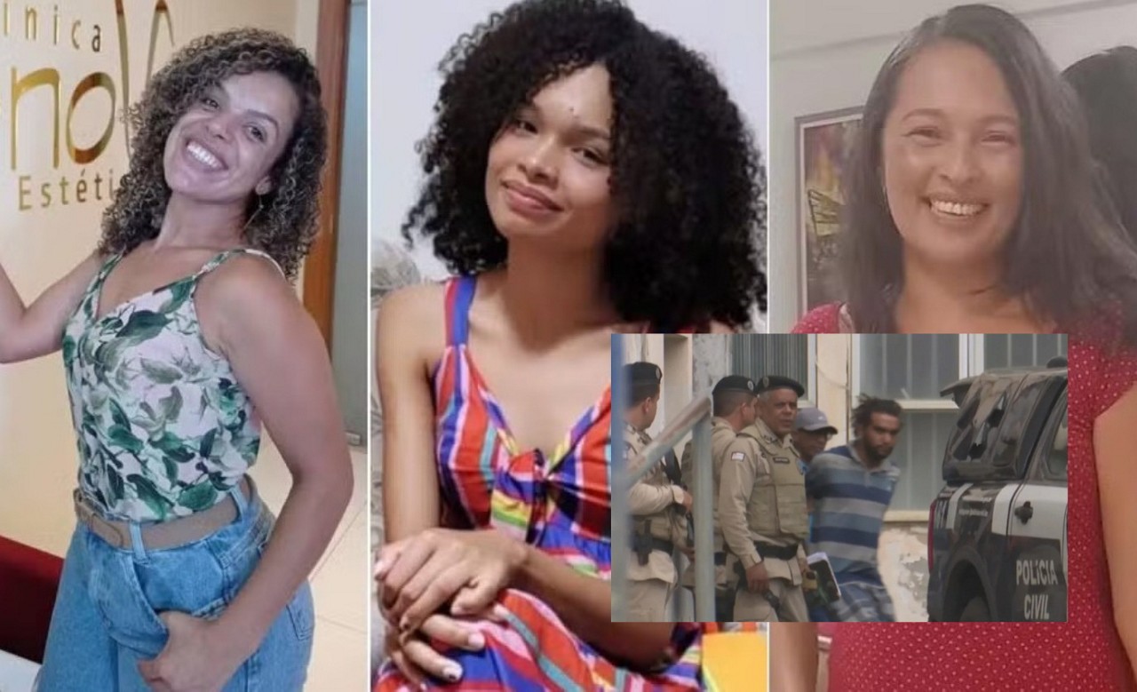 Alexsandra, Mariana e Maria Helena foram achadas mortas após saírem para passear com cachorro na Bahia