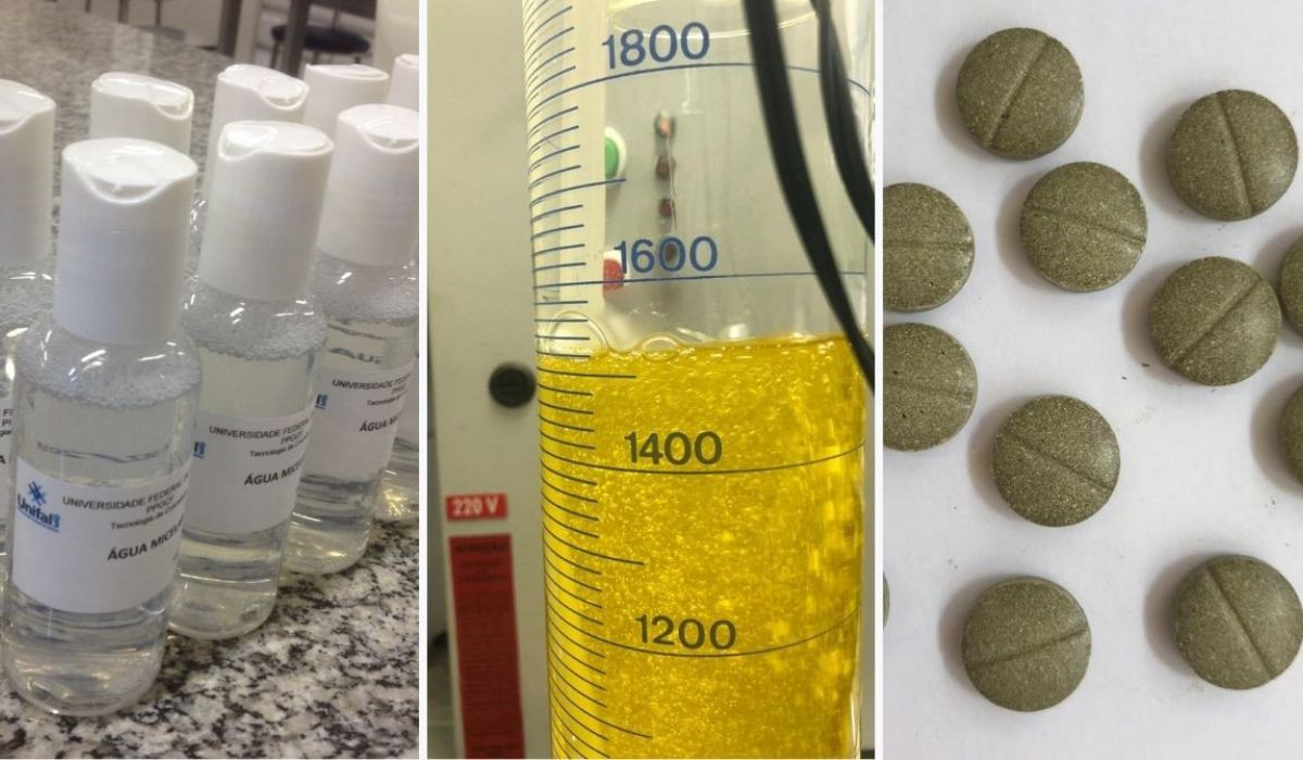 Água micelar, antisséptico natural e fitoterápico em comprimidos para ansiedade foram desenvolvidos pela UNIFAL-MG 
