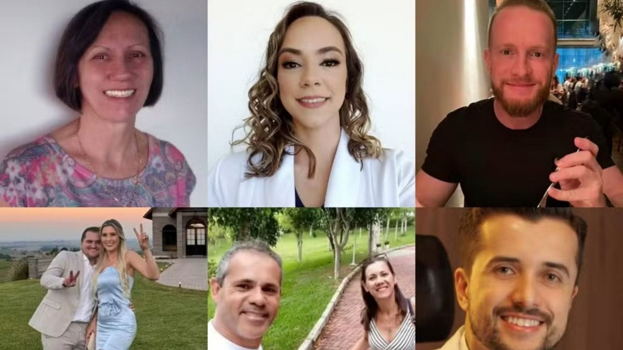 Da esquerda para a direita: Leane Elizabeth Herrmann, Leise Herrmann Parizotto, Leandro Luzzi, Fabio Luiz Izycki, Juliane Jacinta Sawicki, Everaldo da Rocha, Janaina Moreira Soares da Rocha e Andrei Gabriel de Melo