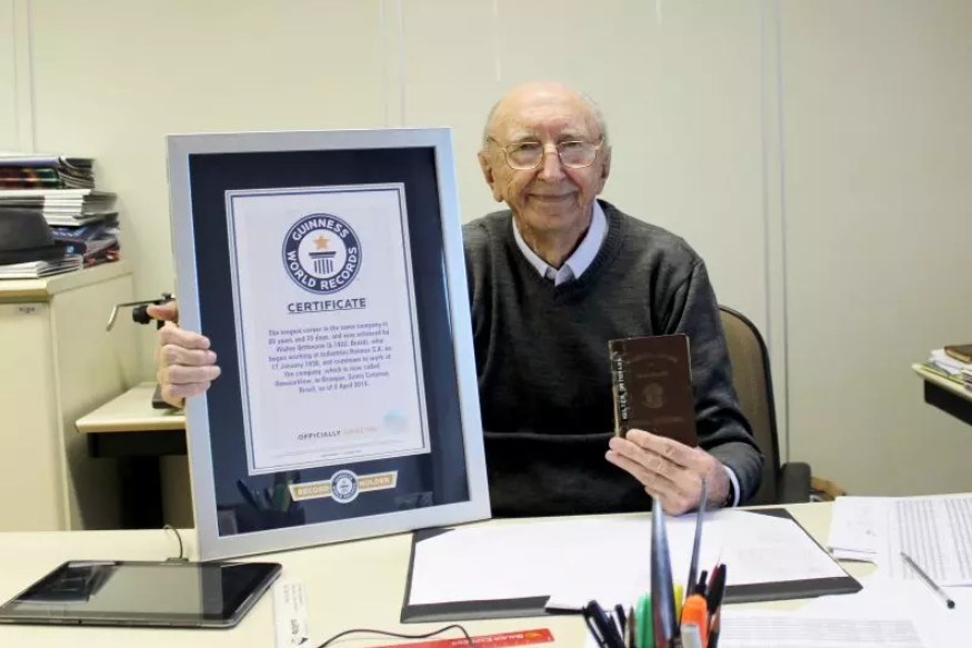 Walter Orthmann entrou para o Guiness Book