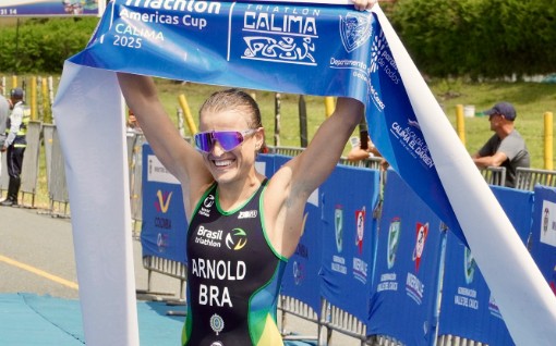 Djenyfer Arnold, non Pan-Americano de Triatlo de Calima (foto: instagram Djenyfer Arnold)