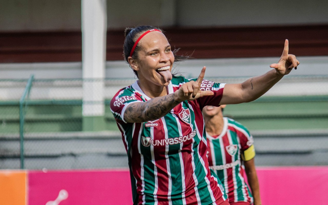 Letícia Moreno, hoje do Cruzeiro, quando atuava pelo Fluminense