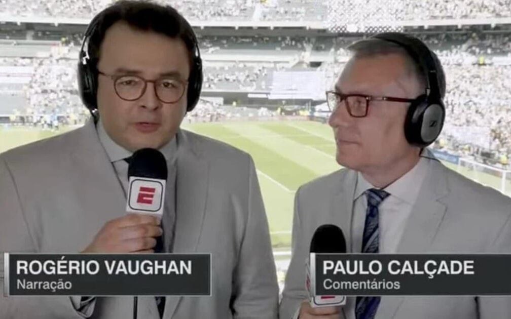 Rogério Vaughan e Paulo Calçade são um dos principais nomes da ESPN (Foto: Reprodução)
