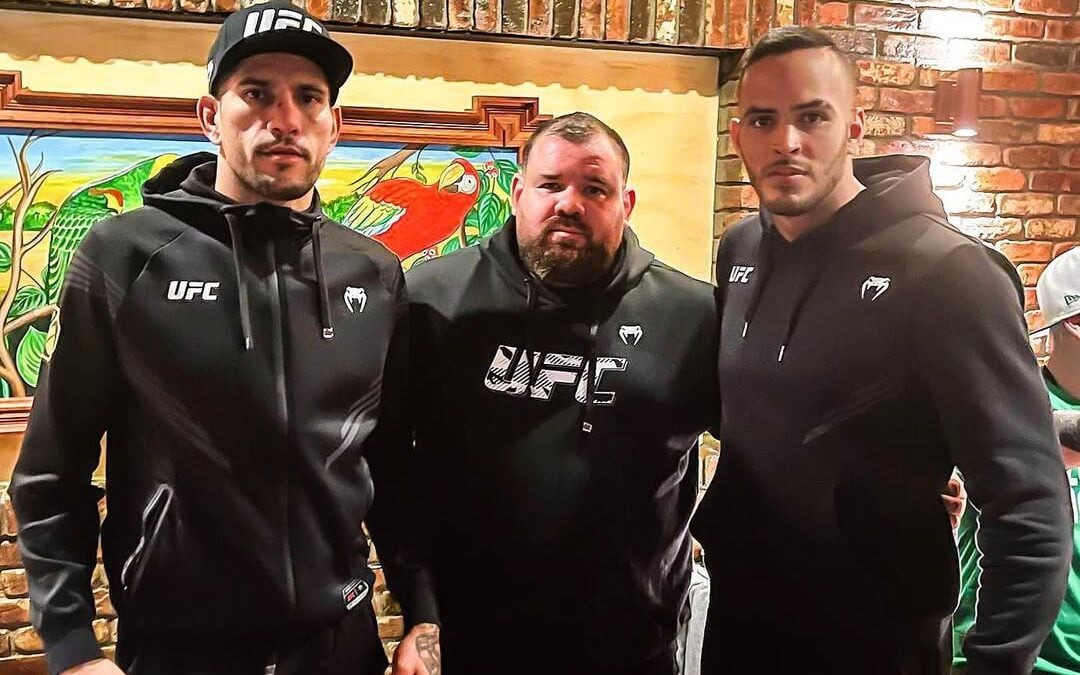 Antônio ‘Malvado’ Trocoli, ao lado de Plínio Cruz e Alex Poatan (Foto: Reprodução/Instagram)