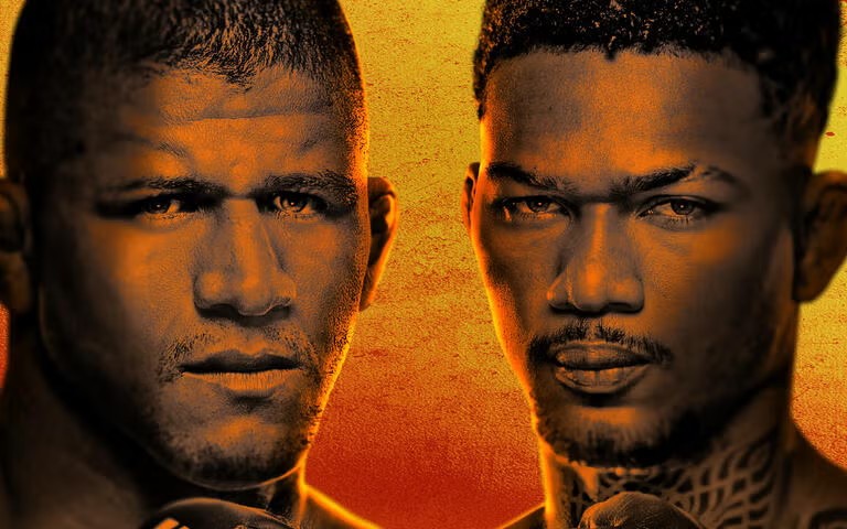 Gilbert "Durinho" Burns e Michael Morales se enfrentam no evento principal do UFC Fight Night Vegas (Foto: Reprodução/UFC)