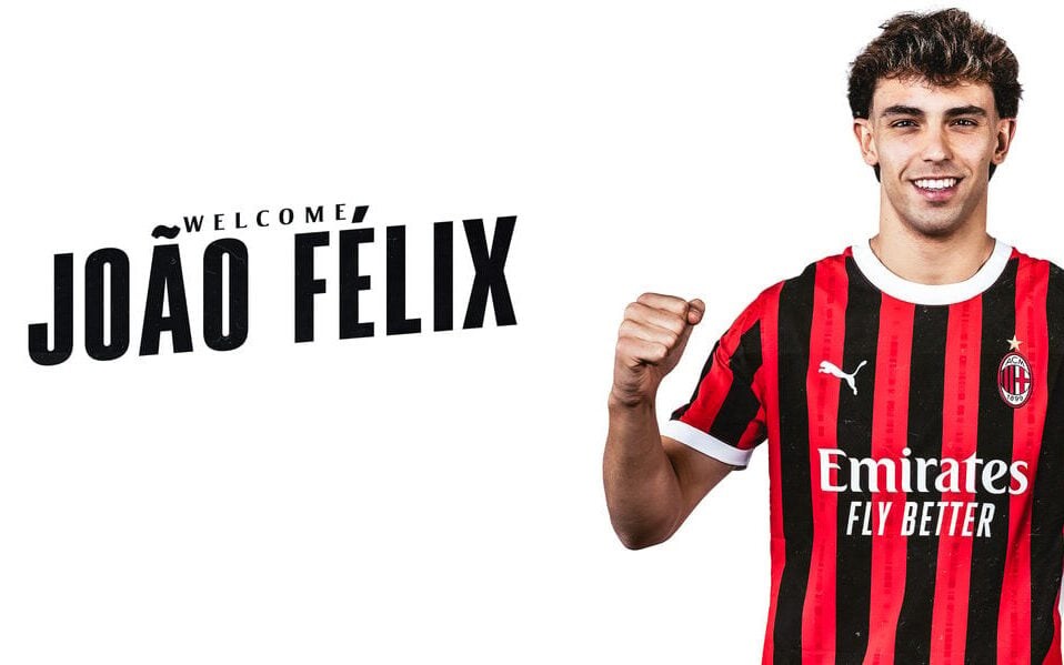 João Félix é anunciado pelo Milan (Foto: Reprodução / Instagram)