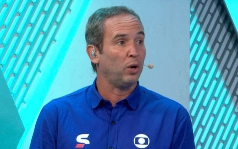Caio Ribeiro durante programa esportivo (Foto: Reprodução / Globo)