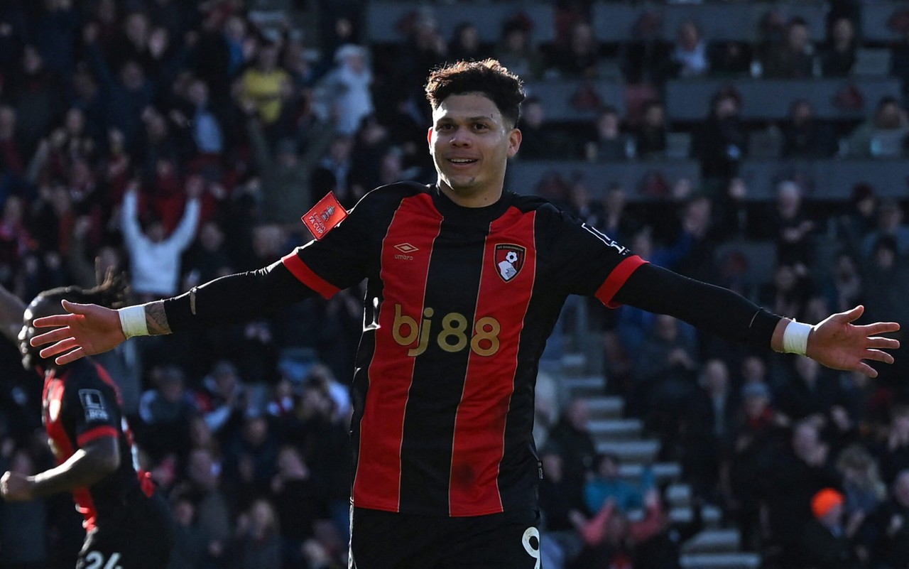 Evanilson, camisa 9 do Bournemouth (Foto: Justin Tallis/AFP)