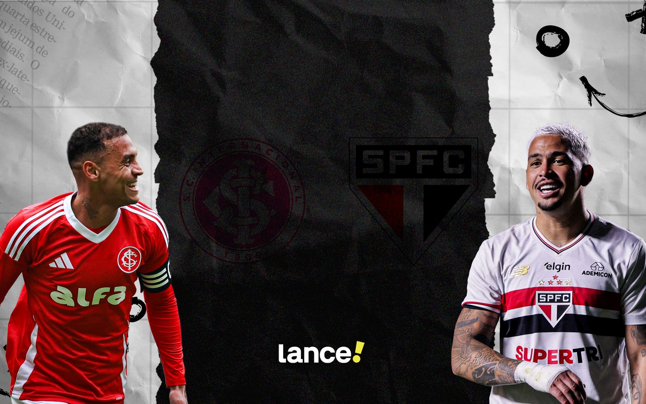 Luciano e Alan Patrick se enfrentam neste domingo (Foto: Arte/ Lance!)