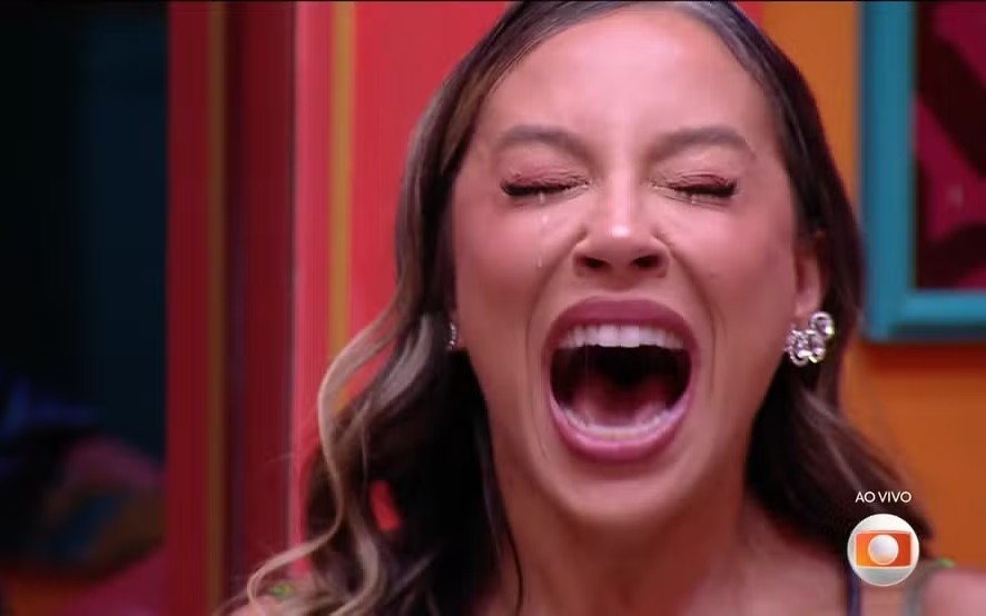 Renata comemora vitória no BBB 25 (Foto: Reprodução)