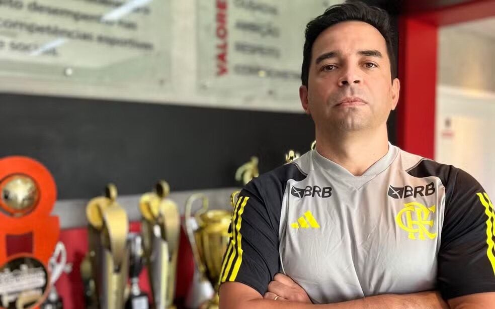 Cleber dos Santos durante sua passagem no Flamengo (Foto: Divulgação)