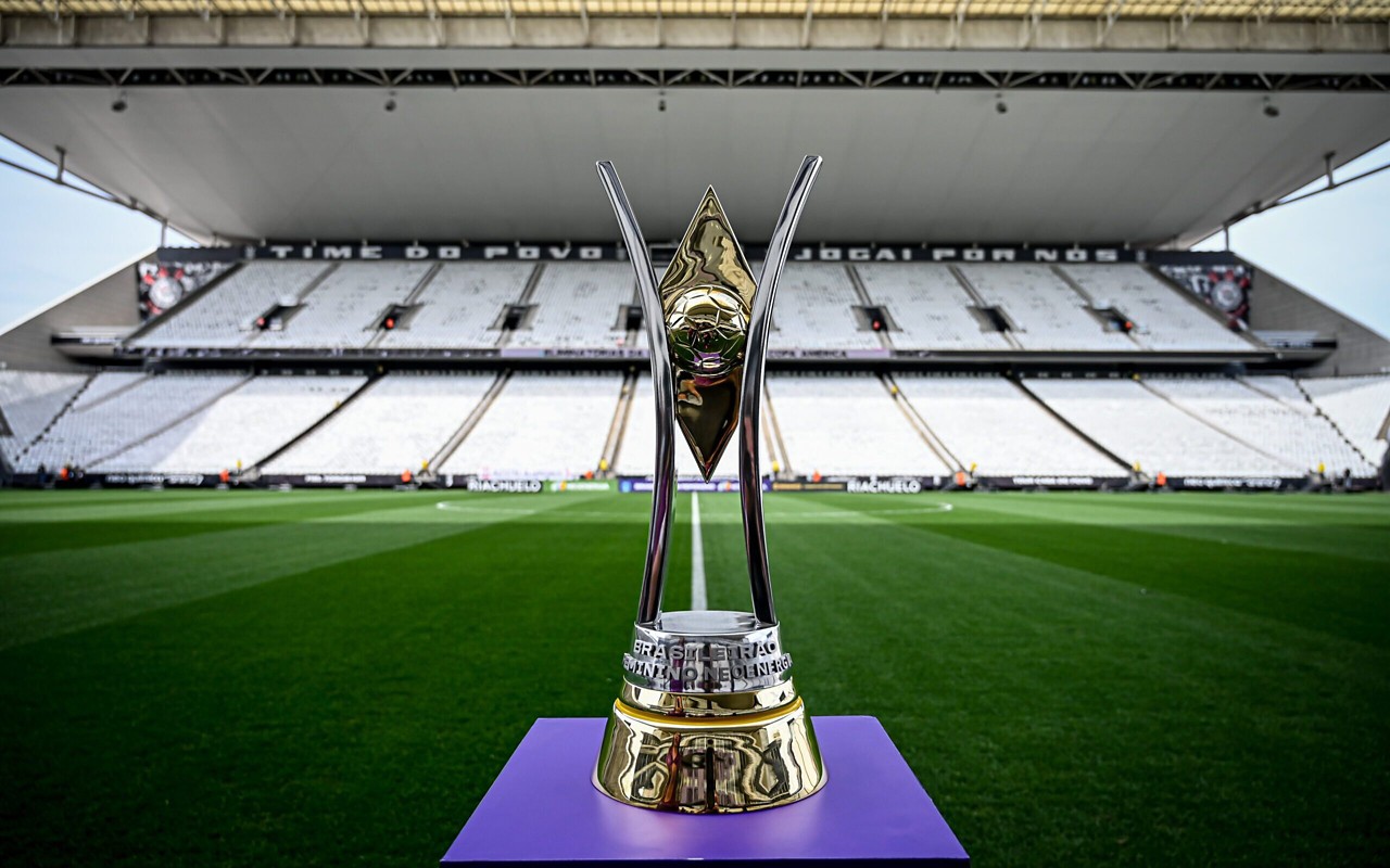 Taça do Brasileirão Feminino na Neo Química Arena. (Foto: CBF/Divulgação)