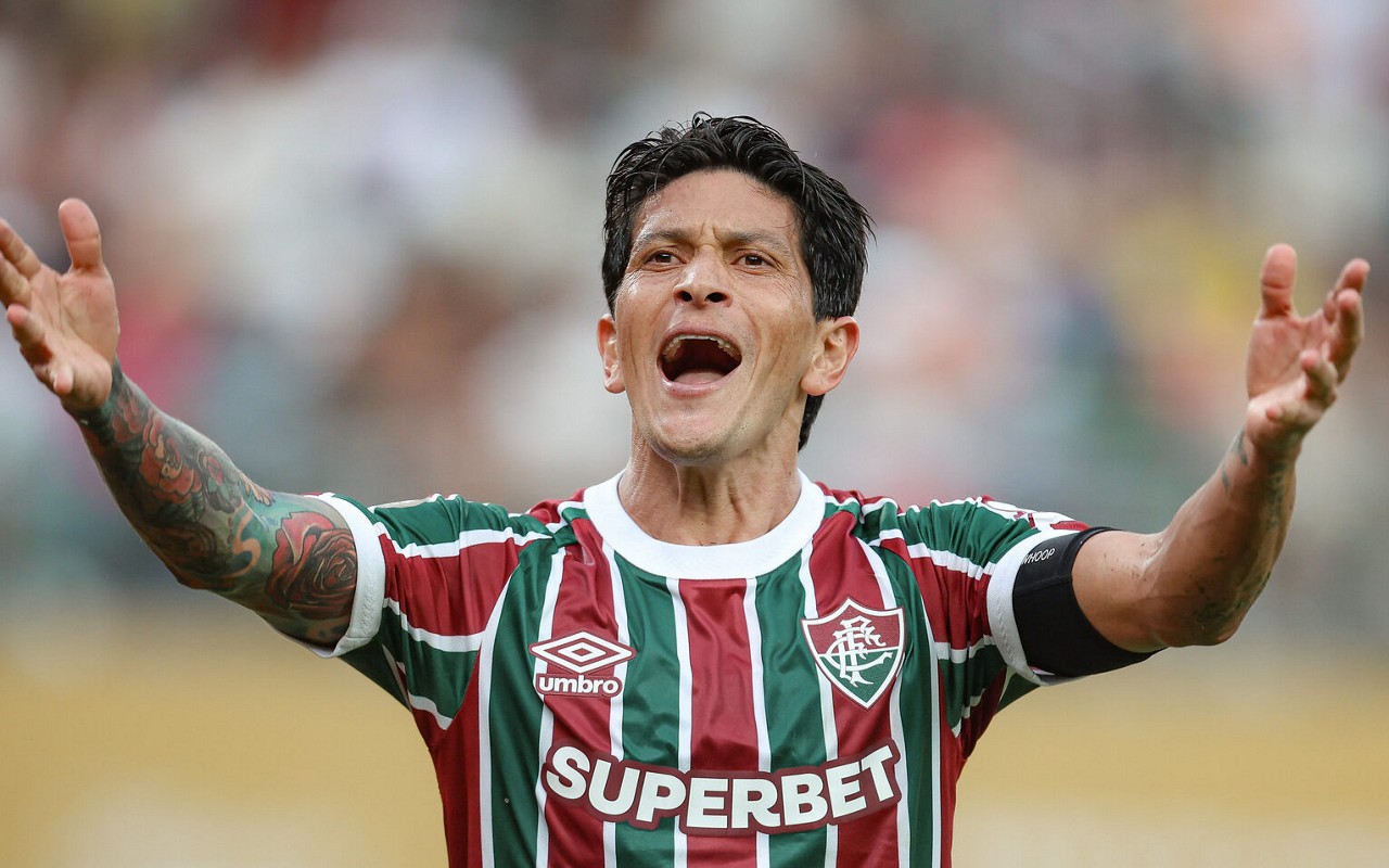 Germán Cano em ação pelo Fluminense no Mundial de Clubes (Foto: Marcelo Gonçalves / Fluminense FC)