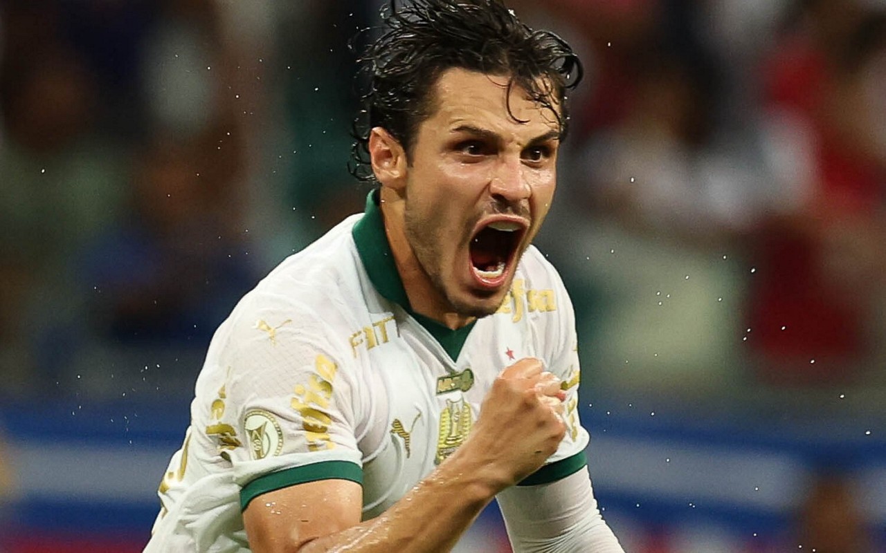 Raphael Veiga em ação pelo Palmeiras (Foto: Divulgação / Palmeiras)