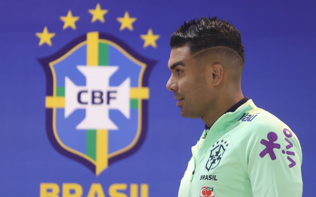 Casemiro pela Seleção Brasileira (Foto: Foto: Vitor Silva/CBF)