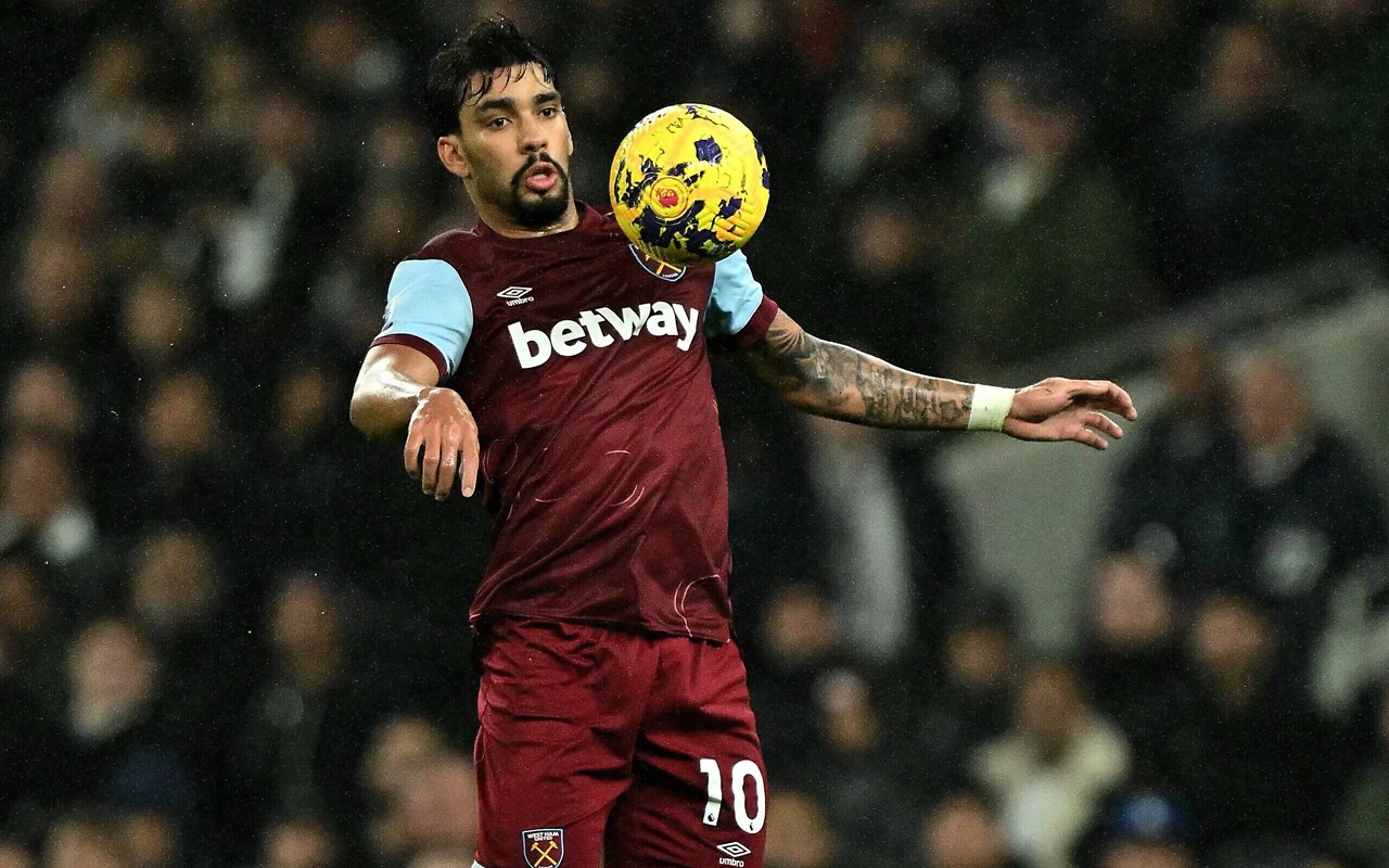 Lucas Paquetá em ação pelo West Ham (Foto: Ben Stansall / AFP)
