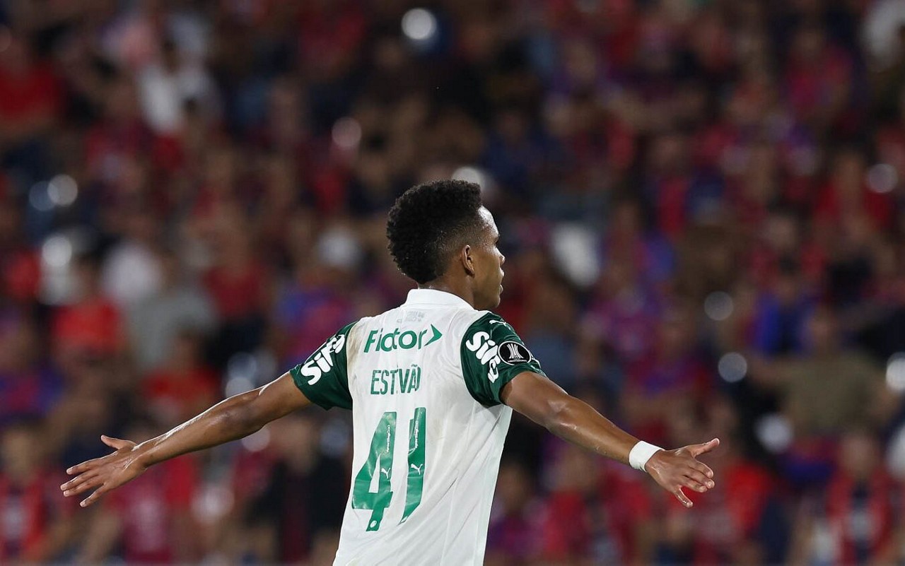 Estêvão, atacante do Palmeiras (Foto: Cesar Greco/Palmeiras)
