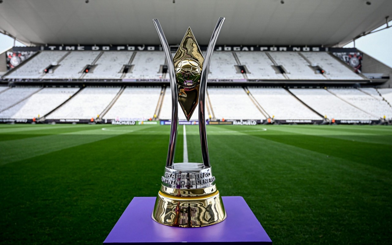 Taça do Brasileirão Feminino na Neo Química Arena. (Foto: CBF/Divulgação)