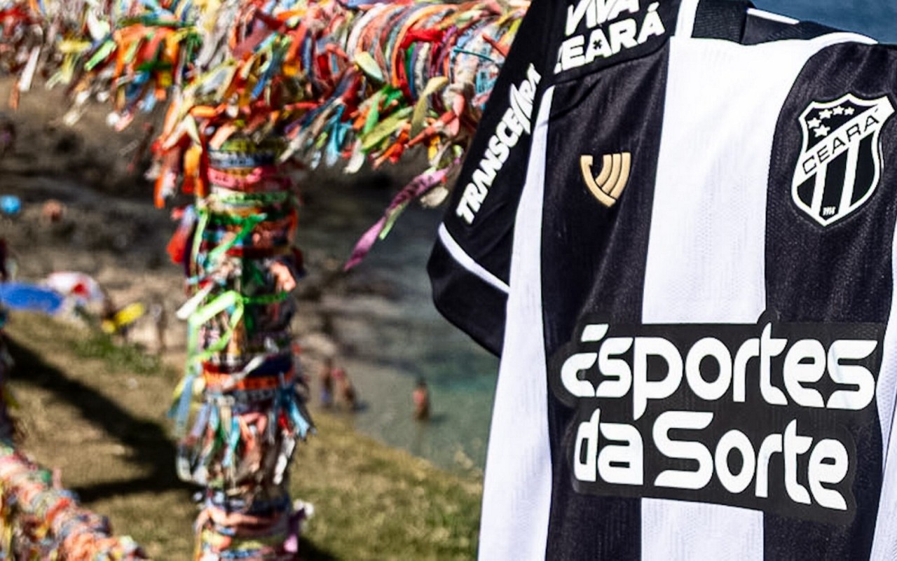 Camisa do Ceará em Salvador, para jogo contra o Bahia (Foto: Gabriel Silva/Ceará SC)