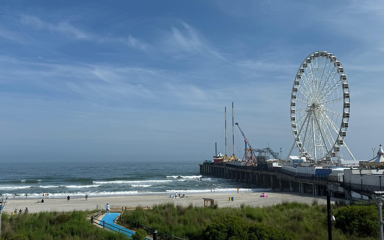Roda gigante em Atlantic City (Foto: Lucas Bayer/Lance!)