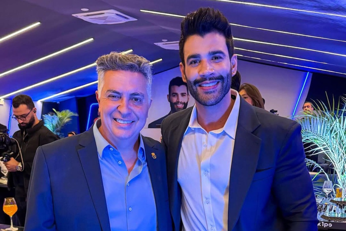 Álvaro Damião e Gusttavo Lima no Mineirão em Belo Horizonte