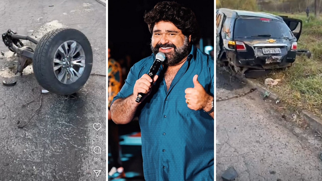 Acidente aconteceu após cantor se apresentar em BH