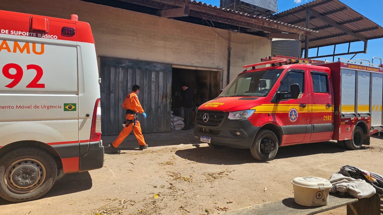 A morte do trabalhador foi constatada no local do acidente