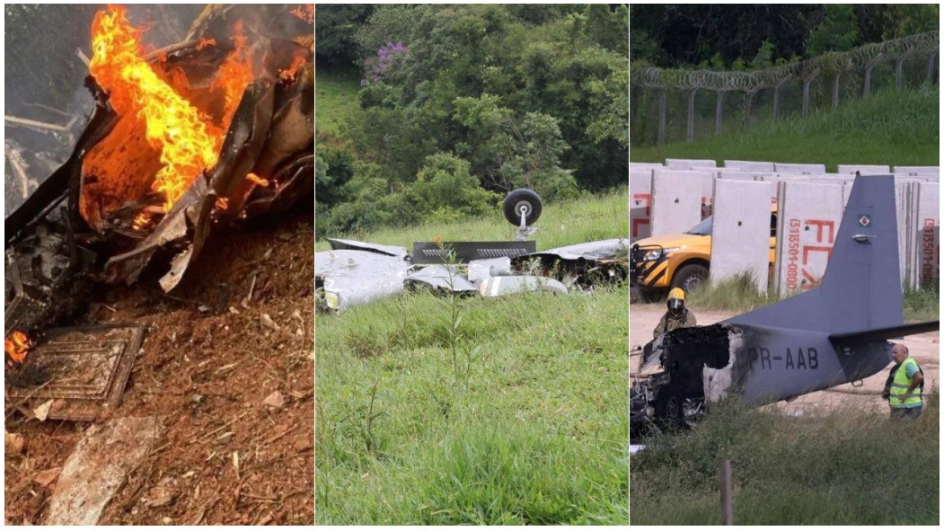 Quedas de aviões ocorreram em Ouro Preto, Itapeva e em Belo Horizonte