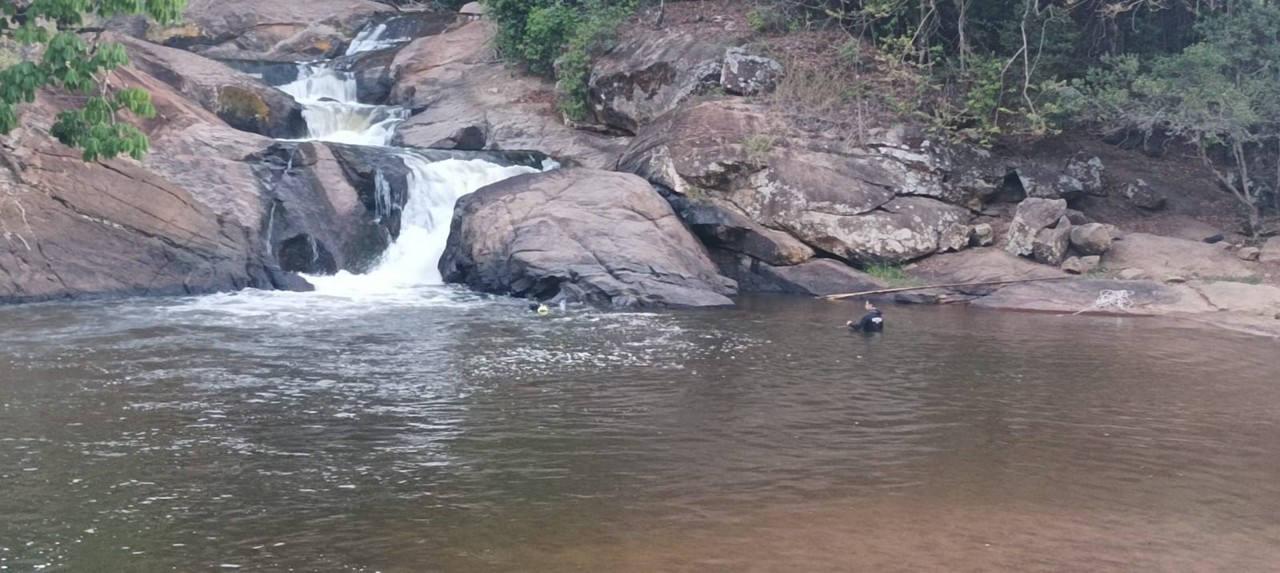 Cachoeira do Porto, localizada em Paraisópolis 