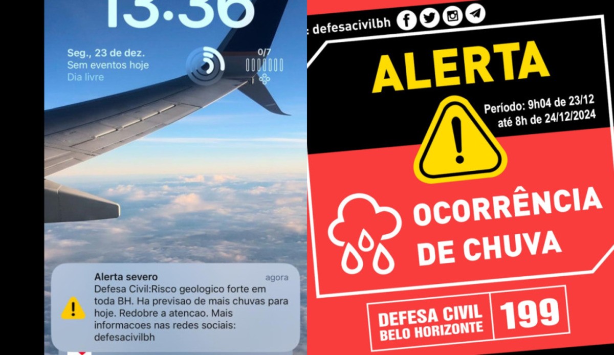 Os alertas são preventivos e seu objetivo é salvar vidas