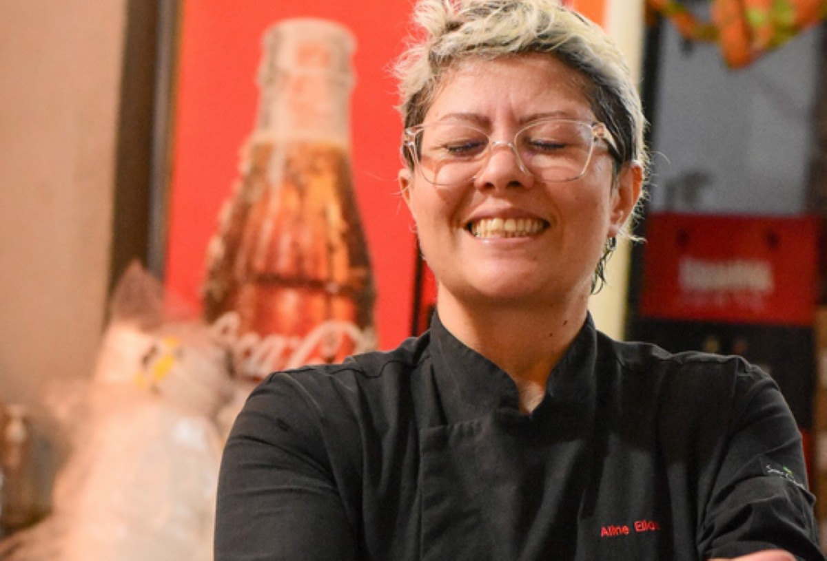 Chef de cozinha Aline Correa Elias comandava o Santo Boteco 