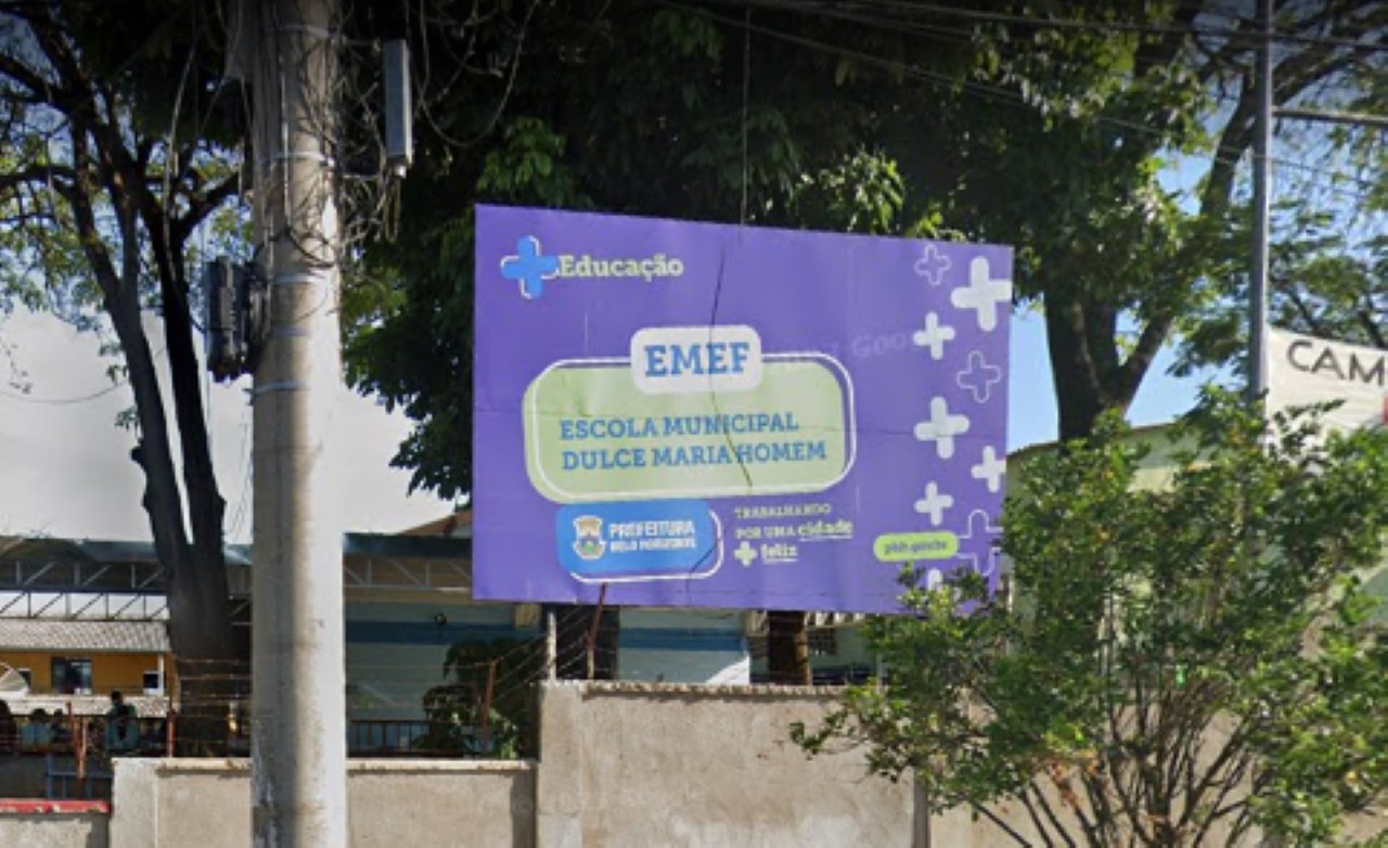 Escola Municipal Dulce Maria Homem, no bairro Miramar, no Barreiro