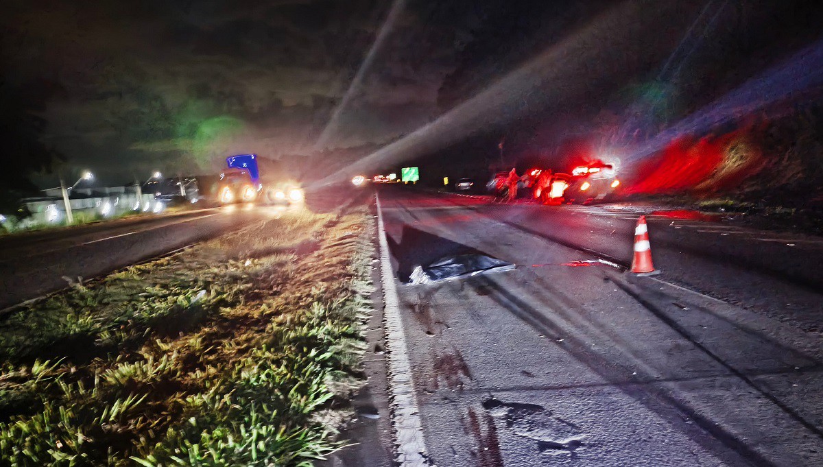 Motorista disse que saiu de trás de carro que andava em baixa velocidade e foi surpreendido pela vítima