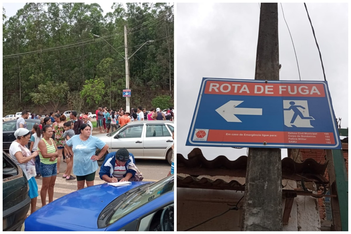 Moradores se assustaram após último alarme falso em Santa Bárbara