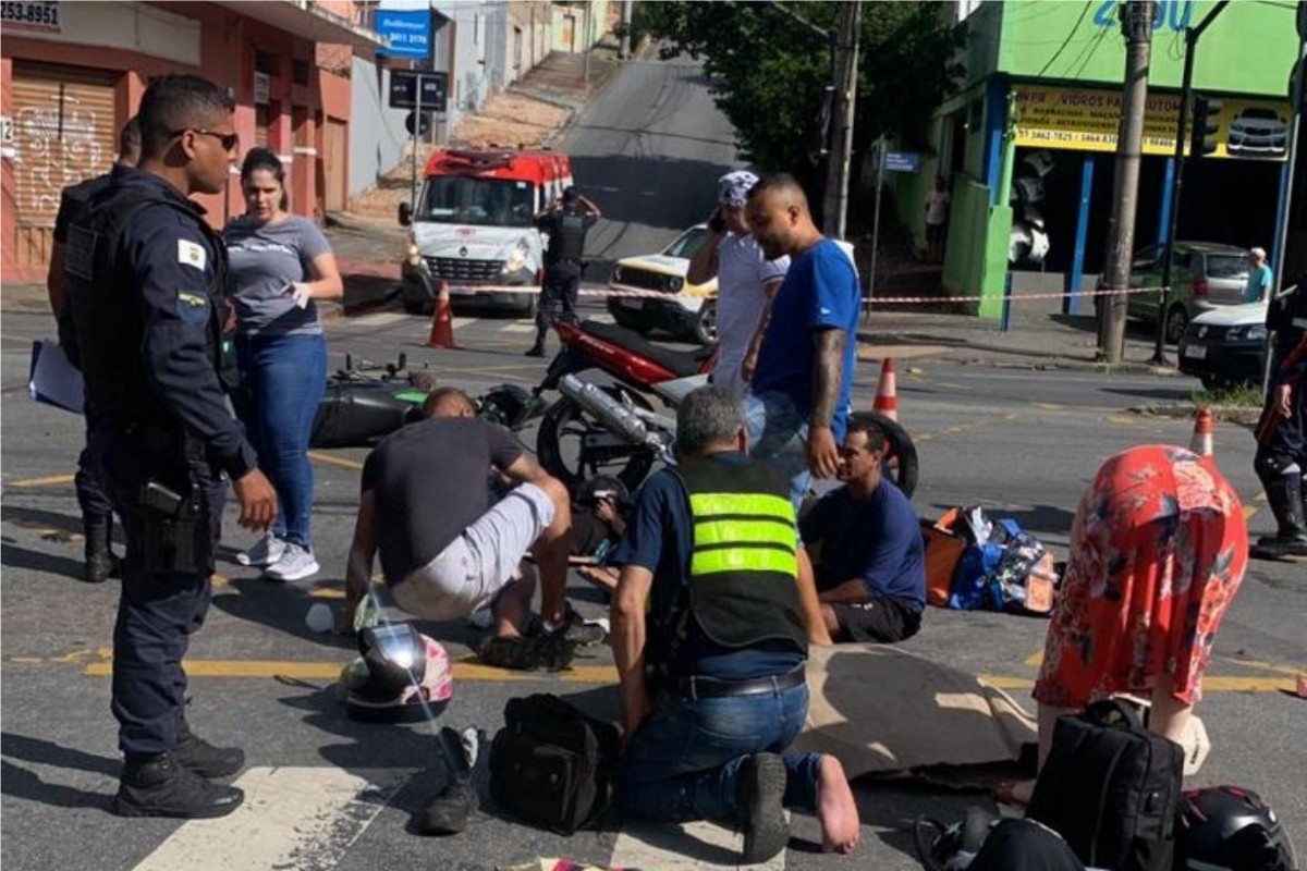 Equipes da Guarda Civil Municipal atenderam as vítimas 