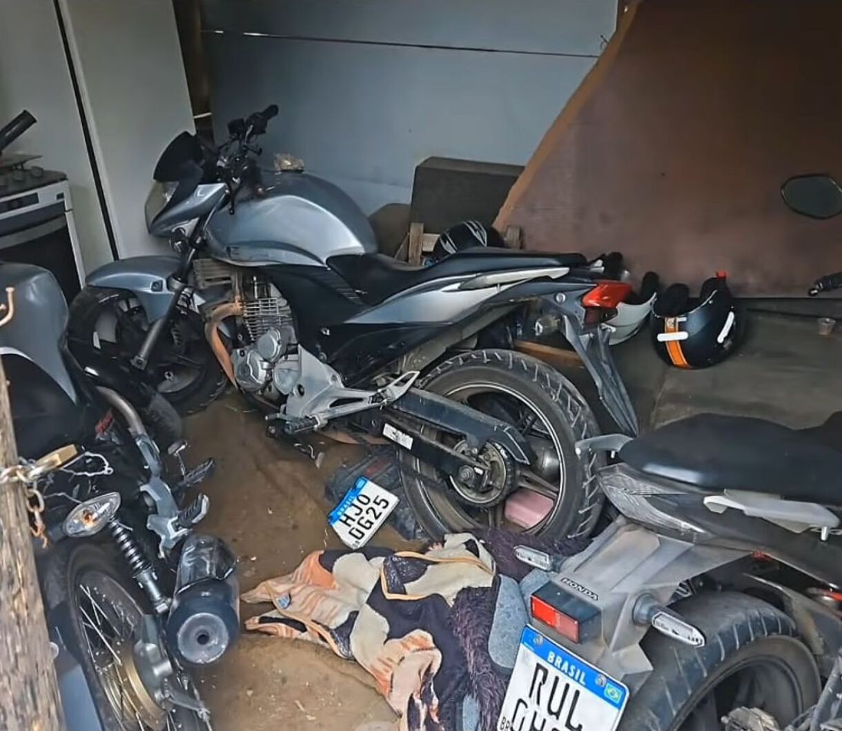 Motos foram recuperadas em desmanche de BH