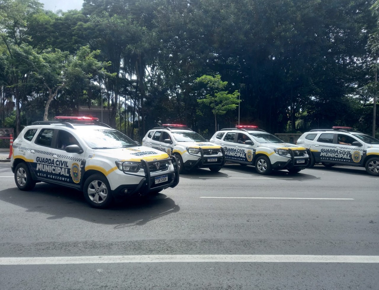Guarda Municipal de BH recebe novas viaturas e tem aumento de 24% na frota 
